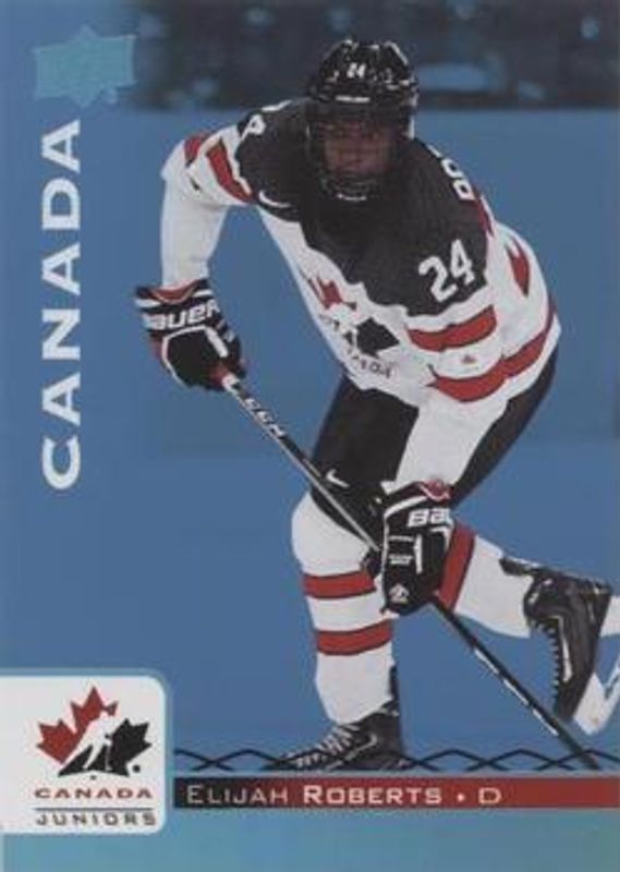 2017 Upper Deck Team Canada Juniors #77 Blue Spectrum