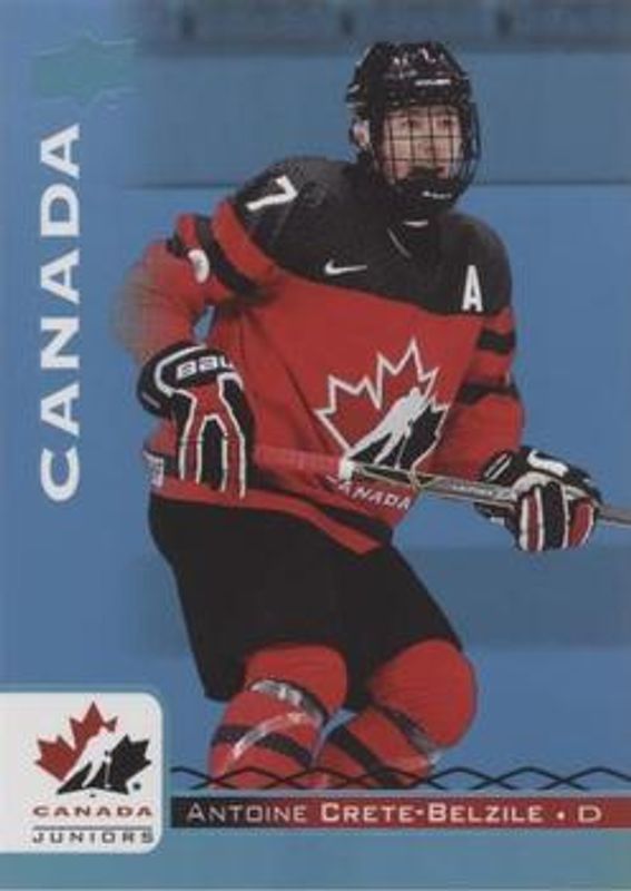 2017 Upper Deck Team Canada Juniors #74 Blue Spectrum