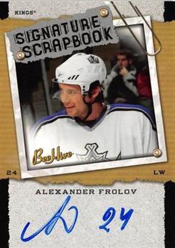 2006 Upper Deck Beehive #SS-AF Signatures Scrapbook