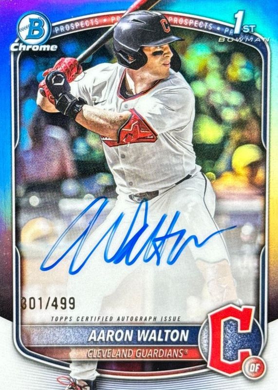 2025 Bowman Draft #CPA-AWA Chrome Prospect Auto - Refractor /499 (1st)