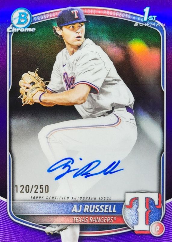 2025 Bowman Draft #CPA-AR Chrome Prospect Auto - Purple Refractor /250 (1st)