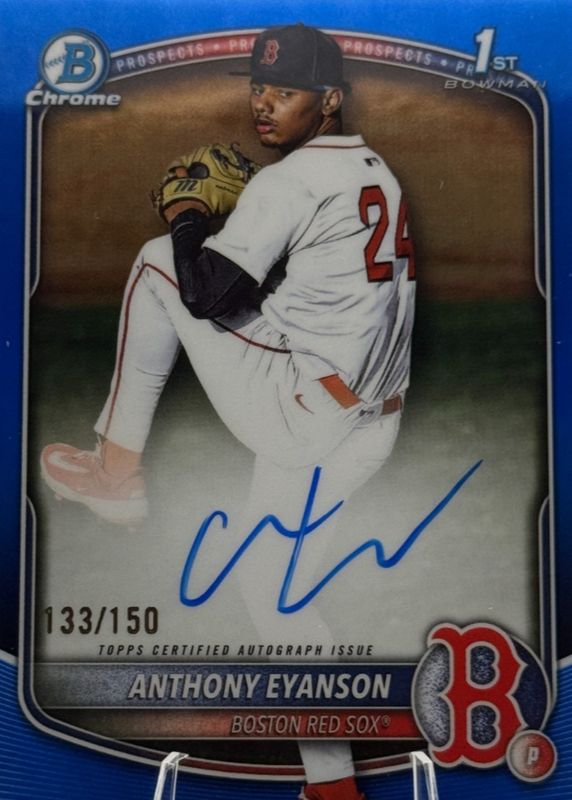 2025 Bowman Draft #CPA-AE Chrome Prospect Auto - Blue Refractor /150 (1st)