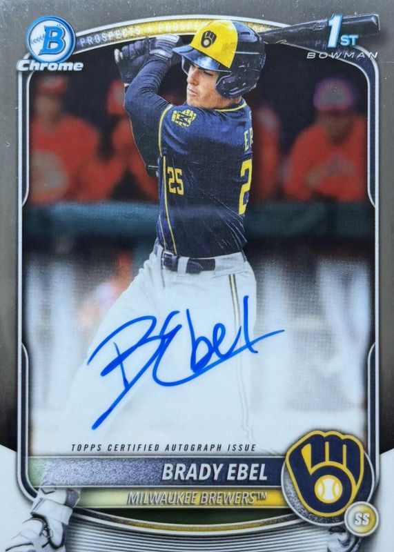2025 Bowman Draft #CPA-BE Chrome Prospect Auto (1st)
