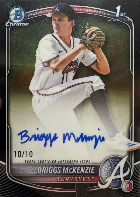 2025 Bowman Draft #CPA-BM Chrome Prospect Auto - Black Refractor /10 (1st)
