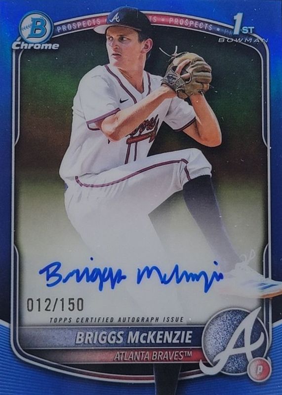 2025 Bowman Draft #CPA-BM Chrome Prospect Auto - Blue Refractor /150 (1st)