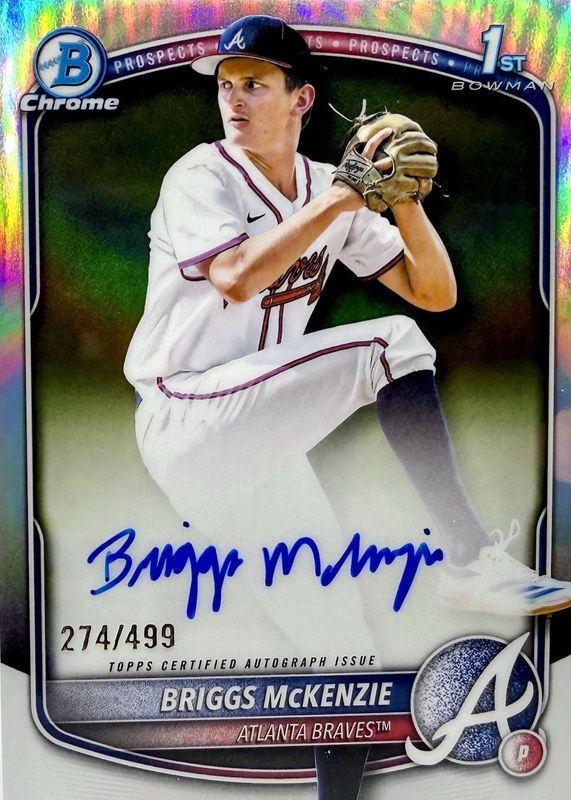 2025 Bowman Draft #CPA-BM Chrome Prospect Auto - Refractor /499 (1st)
