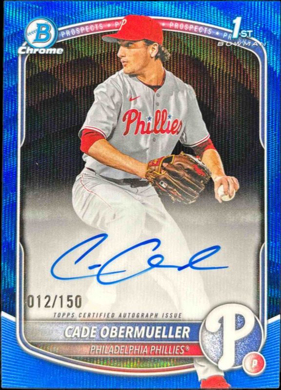 2025 Bowman Draft #CPA-CO Chrome Prospect Auto - Blue Wave Refractor /150 (1st)