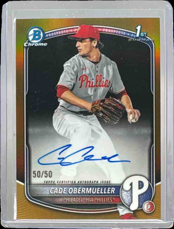 2025 Bowman Draft #CPA-CO Chrome Prospect Auto - Gold Refractor /50 (1st)