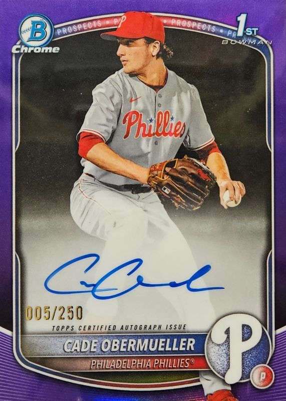 2025 Bowman Draft #CPA-CO Chrome Prospect Auto - Purple Refractor /250 (1st)