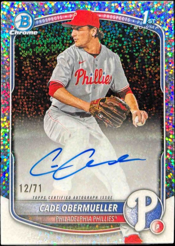 2025 Bowman Draft #CPA-CO Chrome Prospect Auto - Sparkle Refractor /71 (1st)