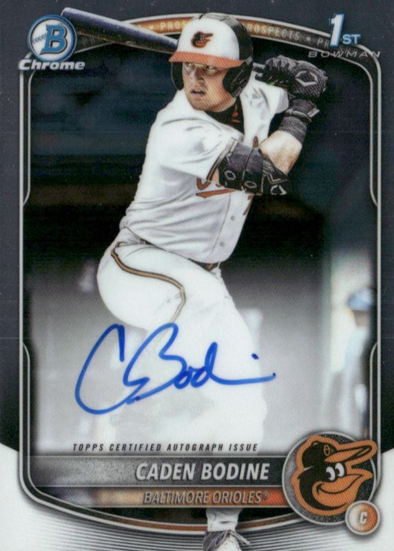 2025 Bowman Draft #CPA-CB Chrome Prospect Auto (1st)