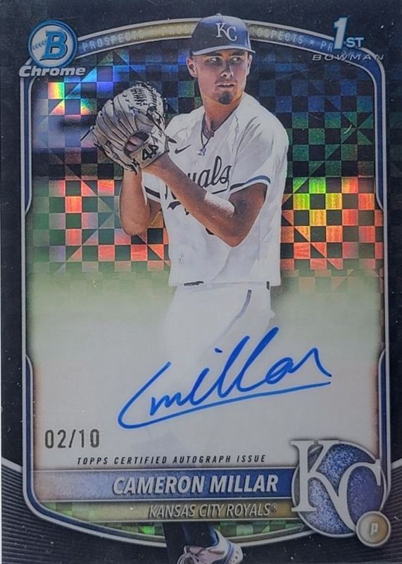 2025 Bowman Draft #CPA-CMI Chrome Prospect Auto - Black X-Fractor /10 (1st)