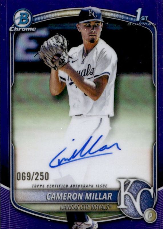 2025 Bowman Draft #CPA-CMI Chrome Prospect Auto - Purple Refractor /250 (1st)