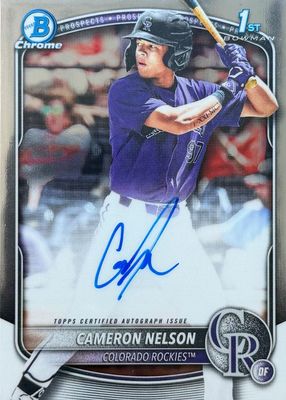 2025 Bowman Draft #CPA-CN Chrome Prospect Auto (1st)