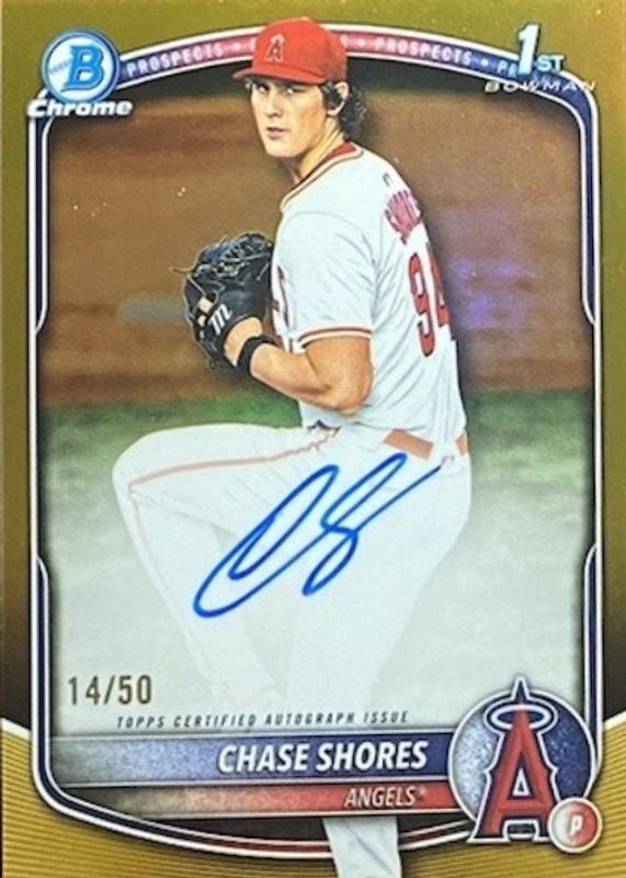 2025 Bowman Draft #CPA-CS Chrome Prospect Auto - Gold Refractor /50 (1st)