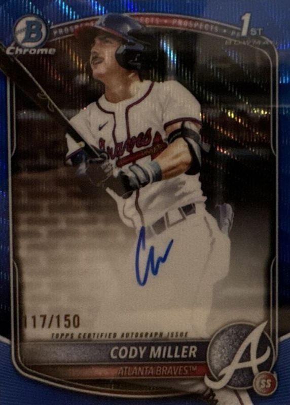 2025 Bowman Draft #CPA-CM Chrome Prospect Auto - Blue Wave Refractor /150 (1st)