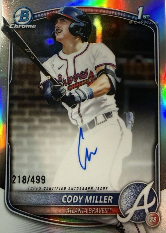 2025 Bowman Draft #CPA-CM Chrome Prospect Auto - Refractor /499 (1st)