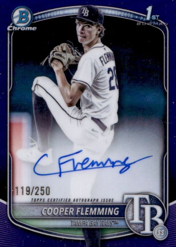 2025 Bowman Draft #CPA-CF Chrome Prospect Auto - Purple Refractor /250 (1st)