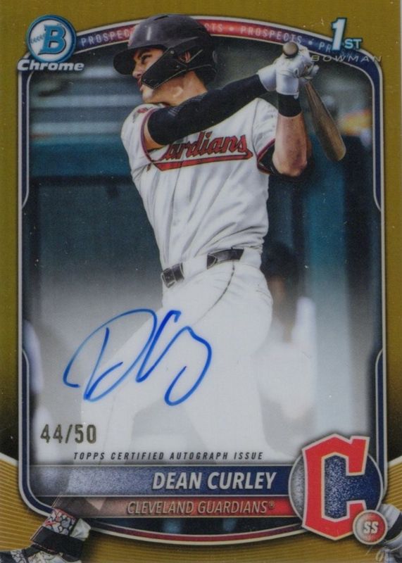 2025 Bowman Draft #CPA-DC Chrome Prospect Auto - Gold Refractor /50 (1st)