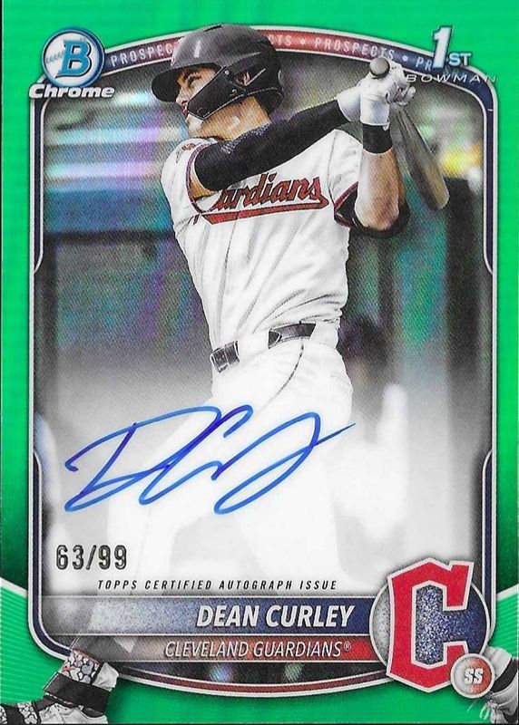 2025 Bowman Draft #CPA-DC Chrome Prospect Auto - Green Refractor /99 (1st)