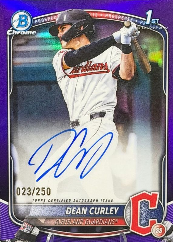 2025 Bowman Draft #CPA-DC Chrome Prospect Auto - Purple Refractor /250 (1st)