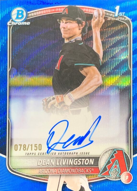 2025 Bowman Draft #CPA-DL Chrome Prospect Auto - Blue Wave Refractor /150 (1st)