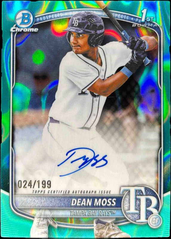 2025 Bowman Draft #CPA-DM Chrome Prospect Auto - Aqua Lava Refractor /199 (1st)