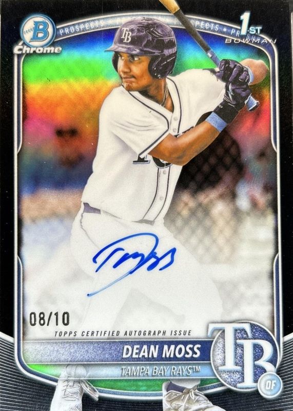 2025 Bowman Draft #CPA-DM Chrome Prospect Auto - Black Refractor /10 (1st)