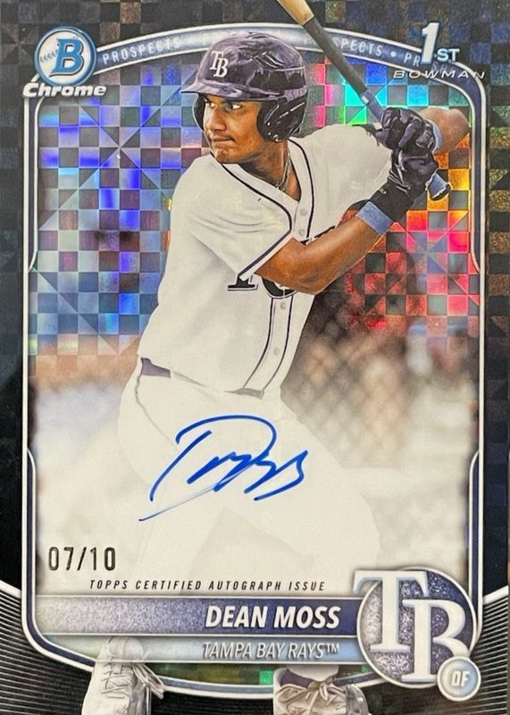 2025 Bowman Draft #CPA-DM Chrome Prospect Auto - Black X-Fractor /10 (1st)