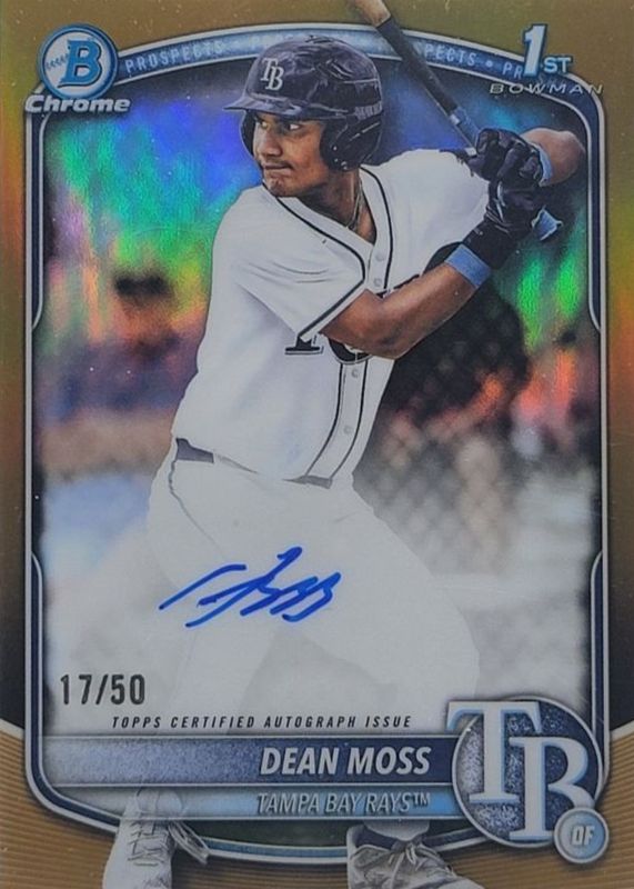 2025 Bowman Draft #CPA-DM Chrome Prospect Auto - Gold Refractor /50 (1st)