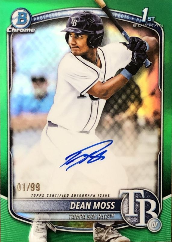 2025 Bowman Draft #CPA-DM Chrome Prospect Auto - Green Refractor /99 (1st)