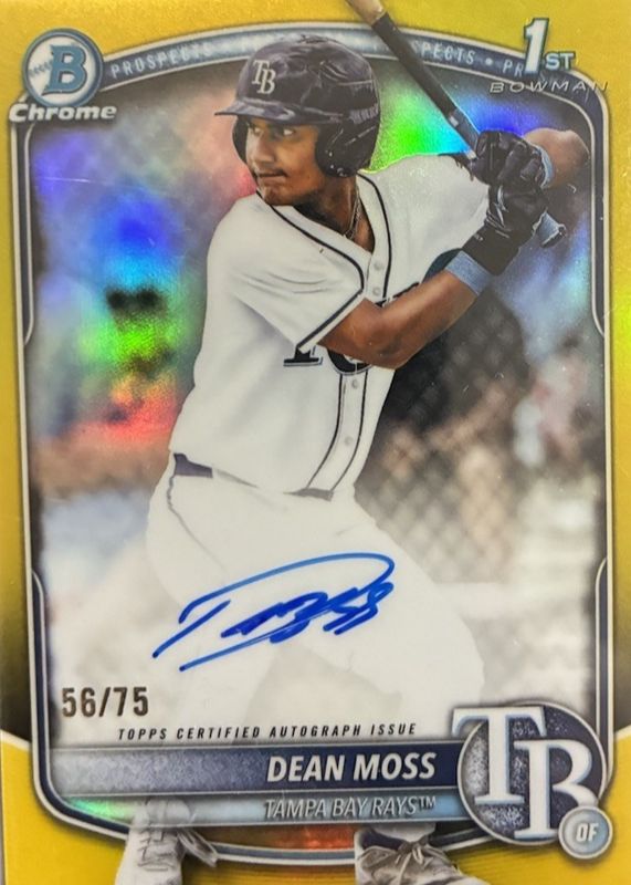 2025 Bowman Draft #CPA-DM Chrome Prospect Auto - Yellow Refractor /75 (1st)
