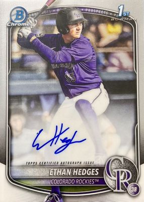 2025 Bowman Draft #CPA-EHE Chrome Prospect Auto (1st)