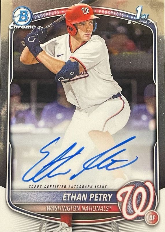 2025 Bowman Draft #CPA-EP Chrome Prospect Auto (1st)