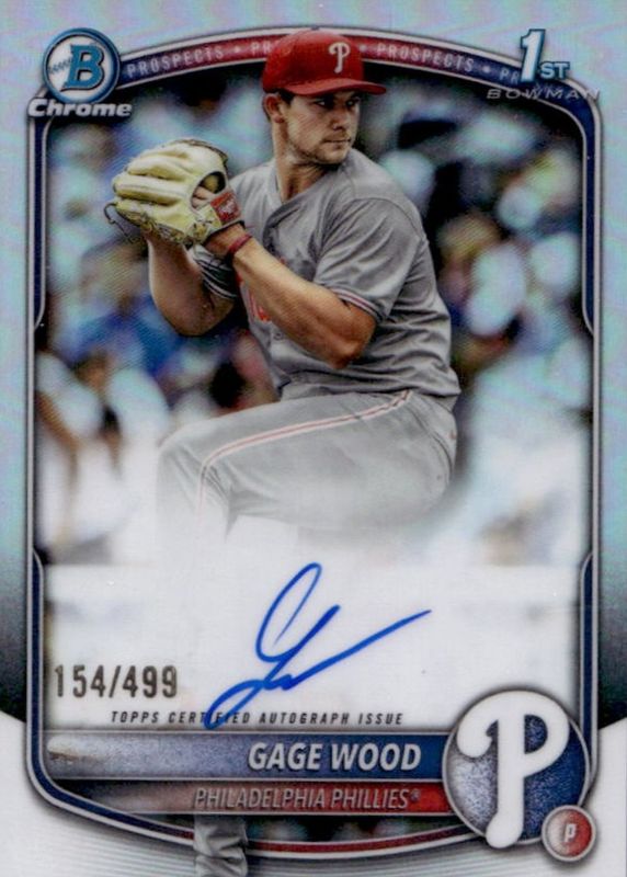 2025 Bowman Draft #CPA-GW Chrome Prospect Auto - Refractor /499 (1st)
