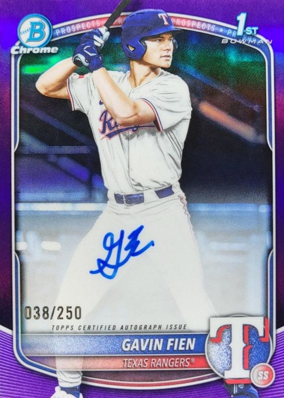 2025 Bowman Draft #CPA-GF Chrome Prospect Auto - Purple Refractor /250 (1st)