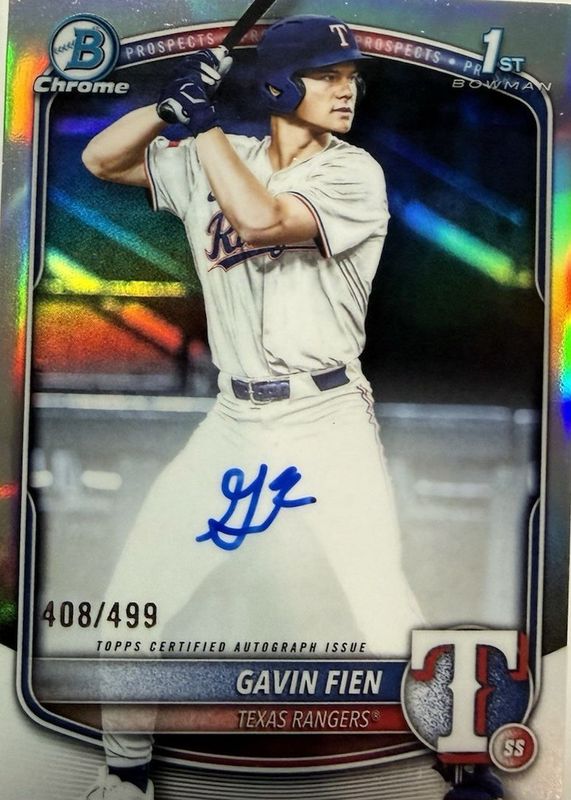 2025 Bowman Draft #CPA-GF Chrome Prospect Auto - Refractor /499 (1st)