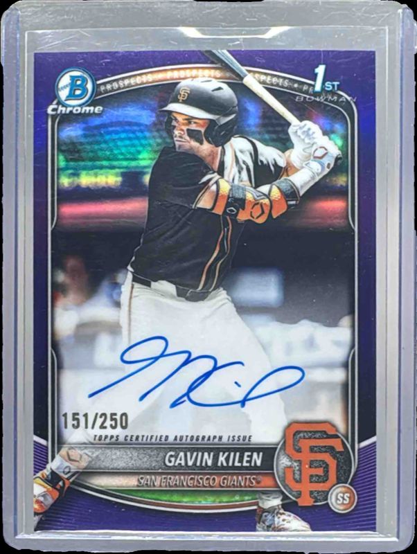 2025 Bowman Draft #CPA-GK Chrome Prospect Auto - Purple Refractor /250 (1st)