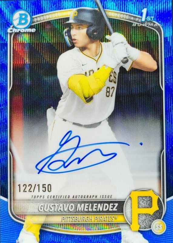 2025 Bowman Draft #CPA-GM Chrome Prospect Auto - Blue Wave Refractor /150 (1st)