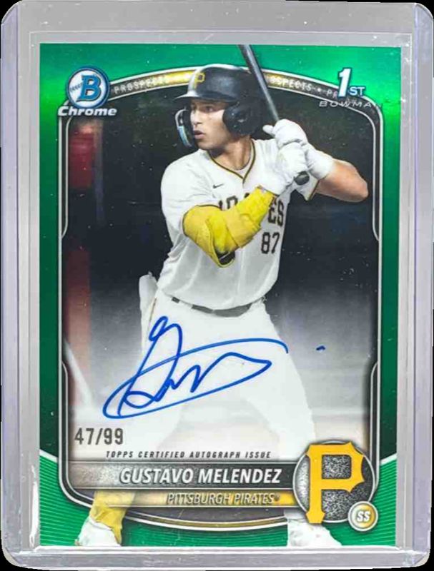 2025 Bowman Draft #CPA-GM Chrome Prospect Auto - Green Refractor /99 (1st)