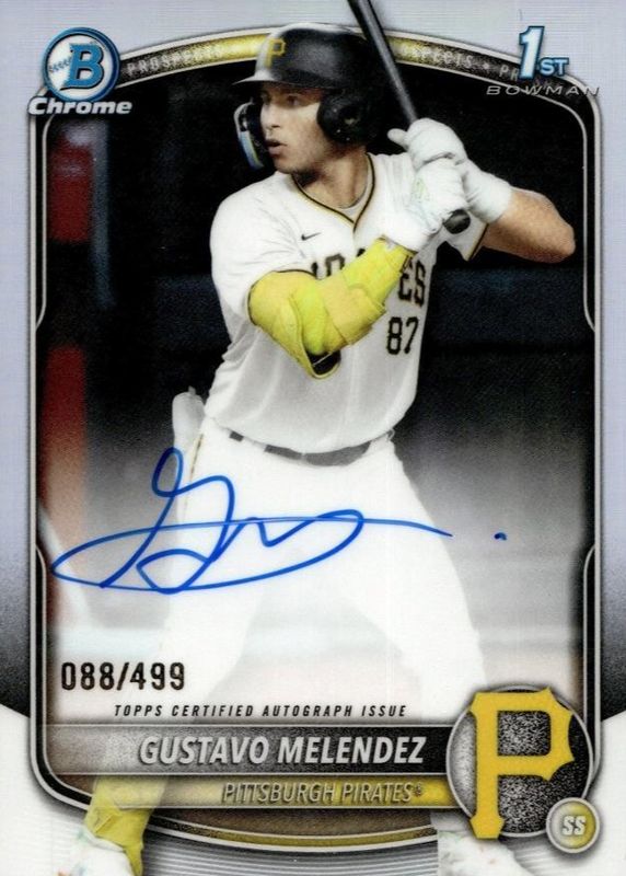2025 Bowman Draft #CPA-GM Chrome Prospect Auto - Refractor /499 (1st)