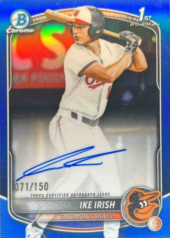 2025 Bowman Draft #CPA-II Chrome Prospect Auto - Blue Refractor /150 (1st)