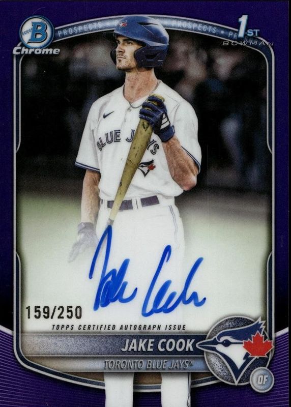 2025 Bowman Draft #CPA-JC Chrome Prospect Auto - Purple Refractor /250 (1st)