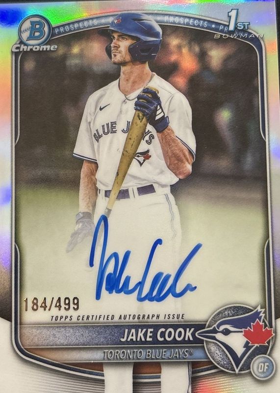 2025 Bowman Draft #CPA-JC Chrome Prospect Auto - Refractor /499 (1st)