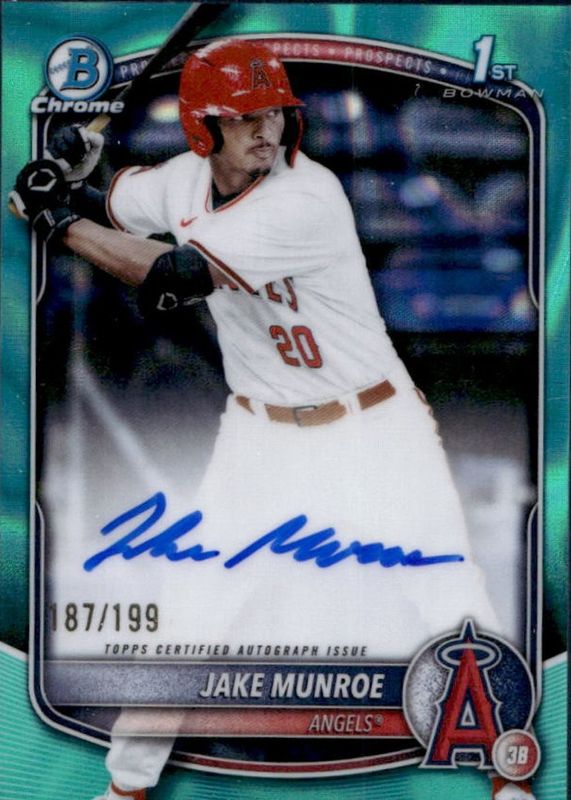 2025 Bowman Draft #CPA-JMU Chrome Prospect Auto - Aqua Lava Refractor /199 (1st)