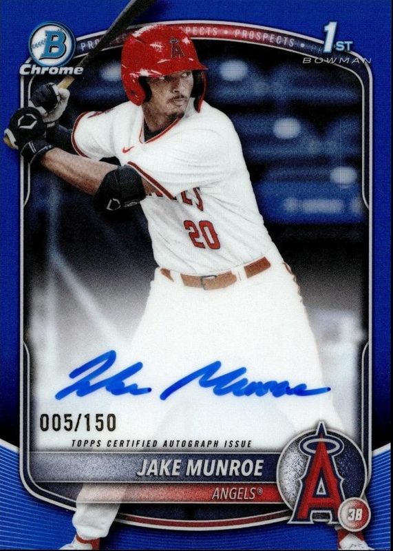 2025 Bowman Draft #CPA-JMU Chrome Prospect Auto - Blue Refractor /150 (1st)