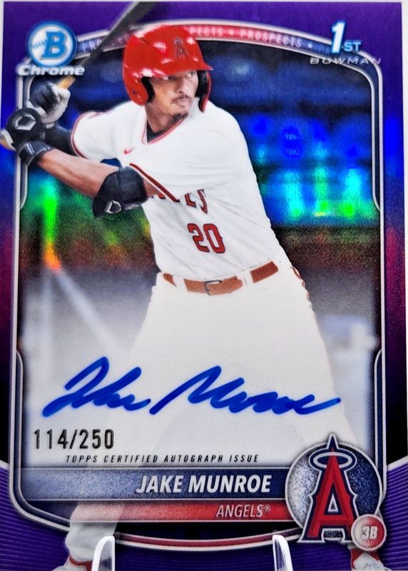 2025 Bowman Draft #CPA-JMU Chrome Prospect Auto - Purple Refractor /250 (1st)