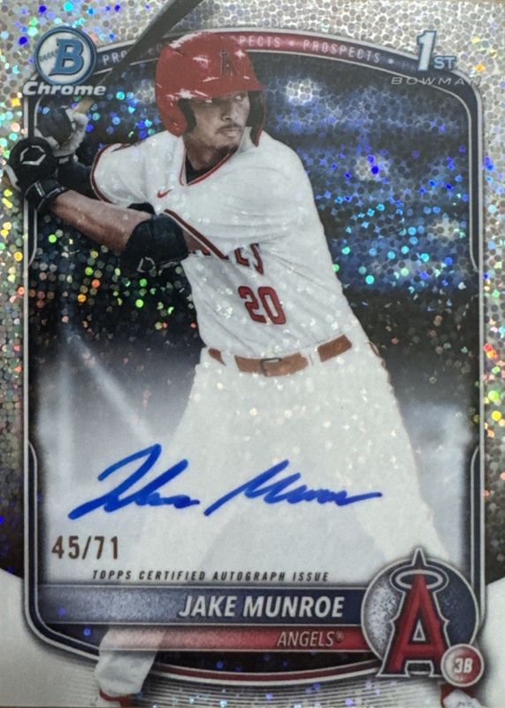 2025 Bowman Draft #CPA-JMU Chrome Prospect Auto - Sparkle Refractor /71 (1st)