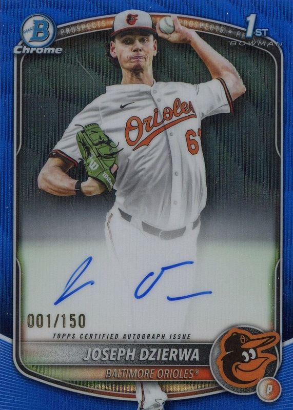 2025 Bowman Draft #CPA-JD Chrome Prospect Auto - Blue Wave Refractor /150 (1st)