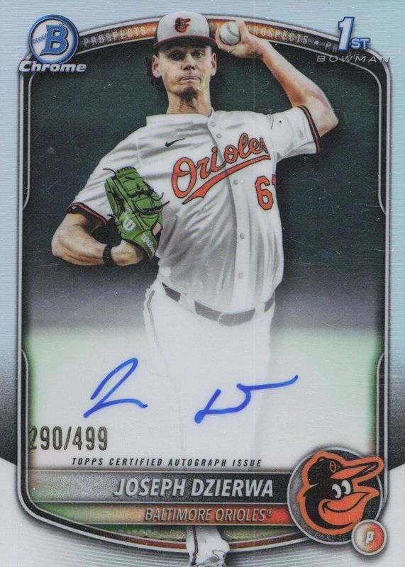 2025 Bowman Draft #CPA-JD Chrome Prospect Auto - Refractor /499 (1st)